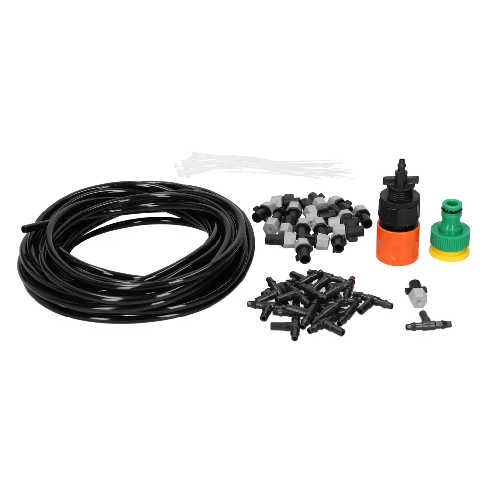 20m Garden Irrigation System Misting Sprinkler Nozzle Kit Cooling Watering Accessory