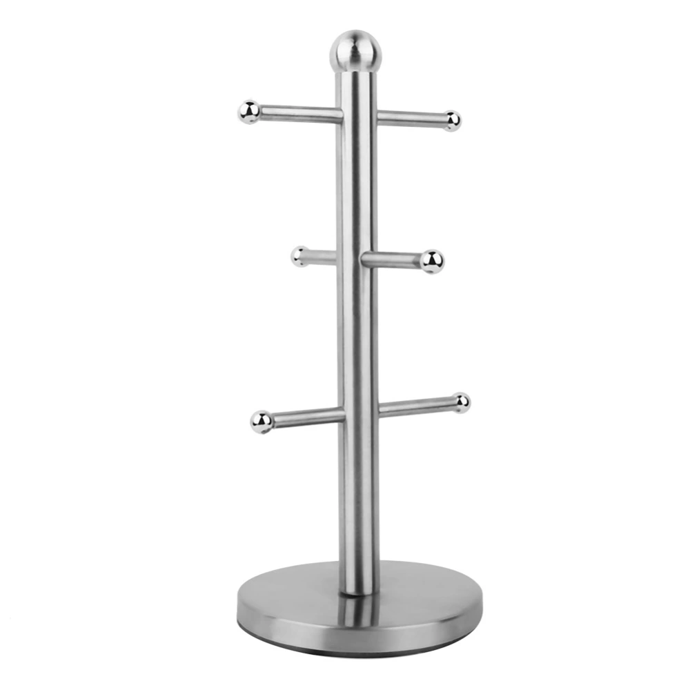 Stainless Steel Mug Rack Tree Shape Storage Tea Cup Holder Organizer