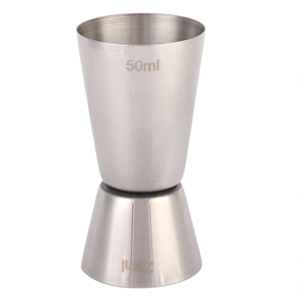 304 Stainless Steel Wine Tool Measuring Cup Double Cocktail Jigger for Bar (50/25cc)