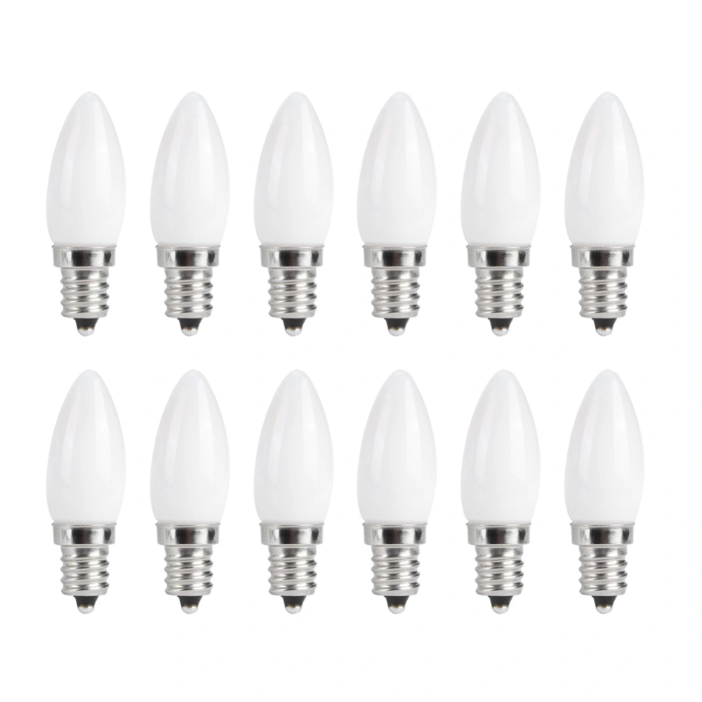 10Pcs Mini E12 LED Candelabra Light Bulbs 1.5W AC 230V for Home Car Cabinet Hotel Lighting