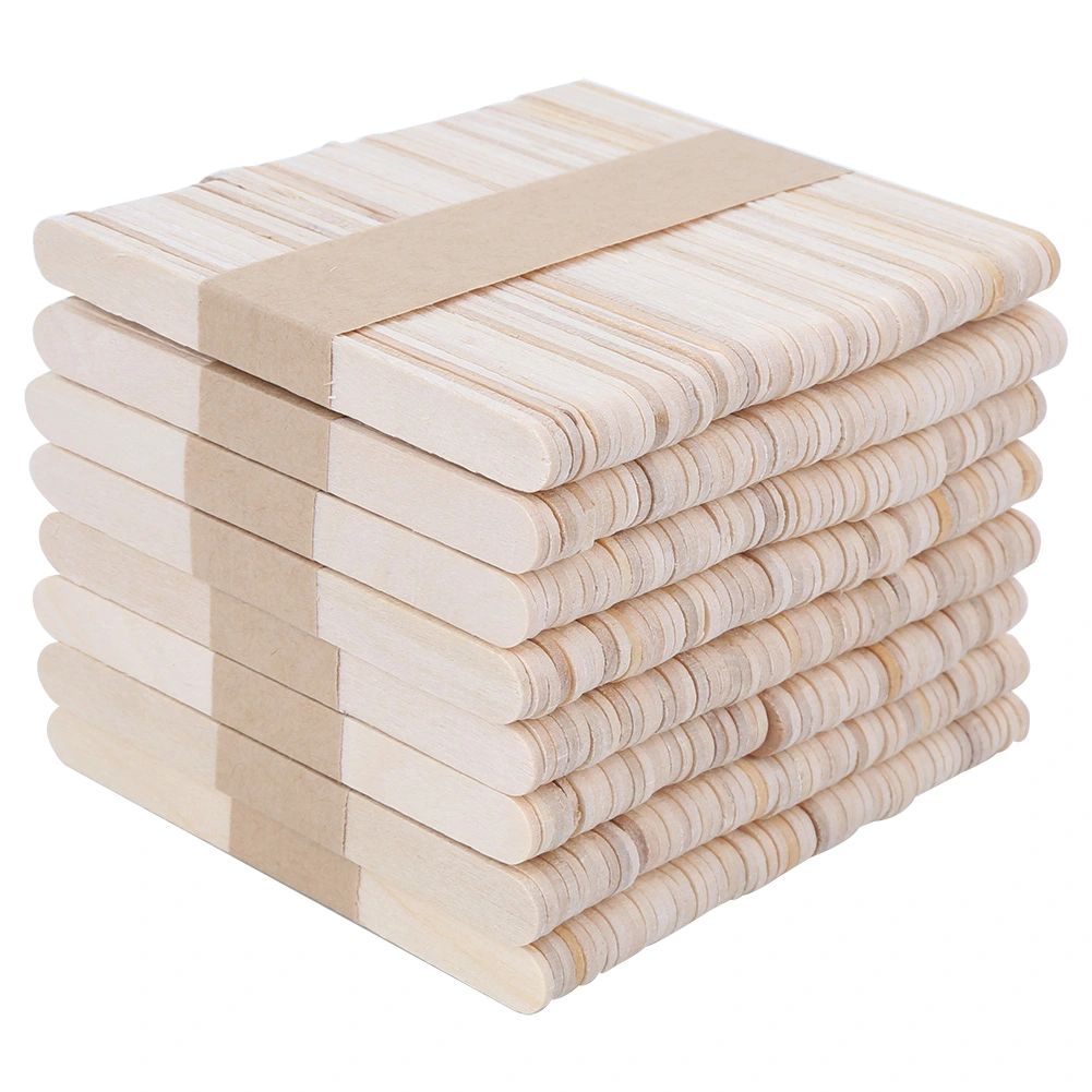 400PCS Wood Ice Cream Sticks for DIY Art Craft Project Wooden Handwork Making Set Accessories