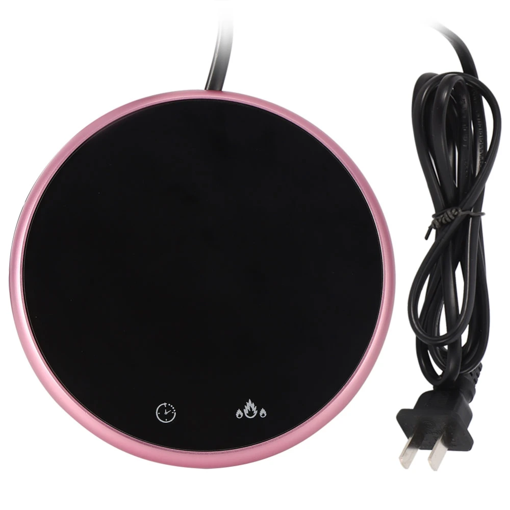 Cup Warmer Intelligent Constant Temperature Base Pink Electric Heating Cup Mat Chinese Plug 220V