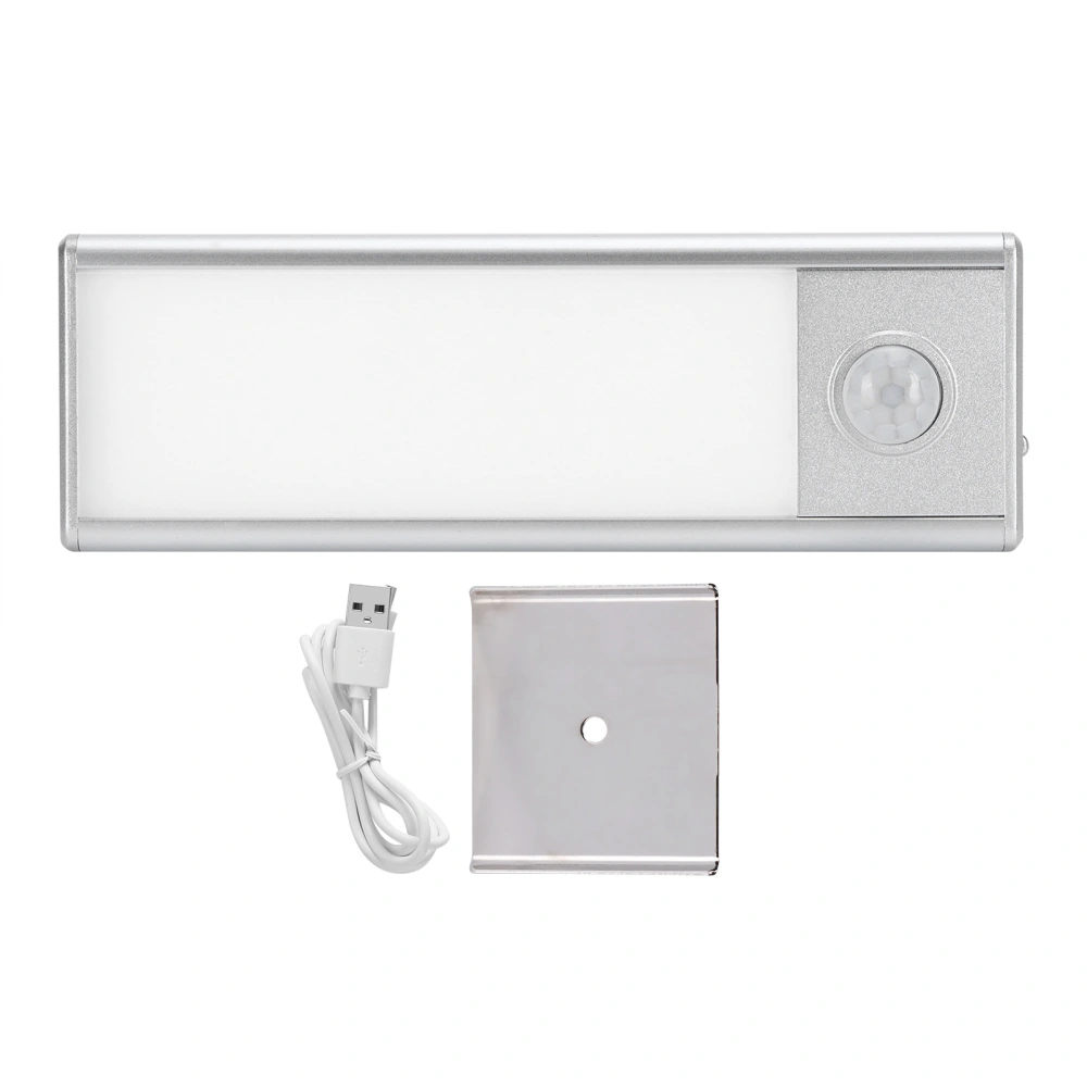 12cm Sensor Light LED UltraThin Warm Light Smart Cabinet Bedside Night Lamp USB Charging