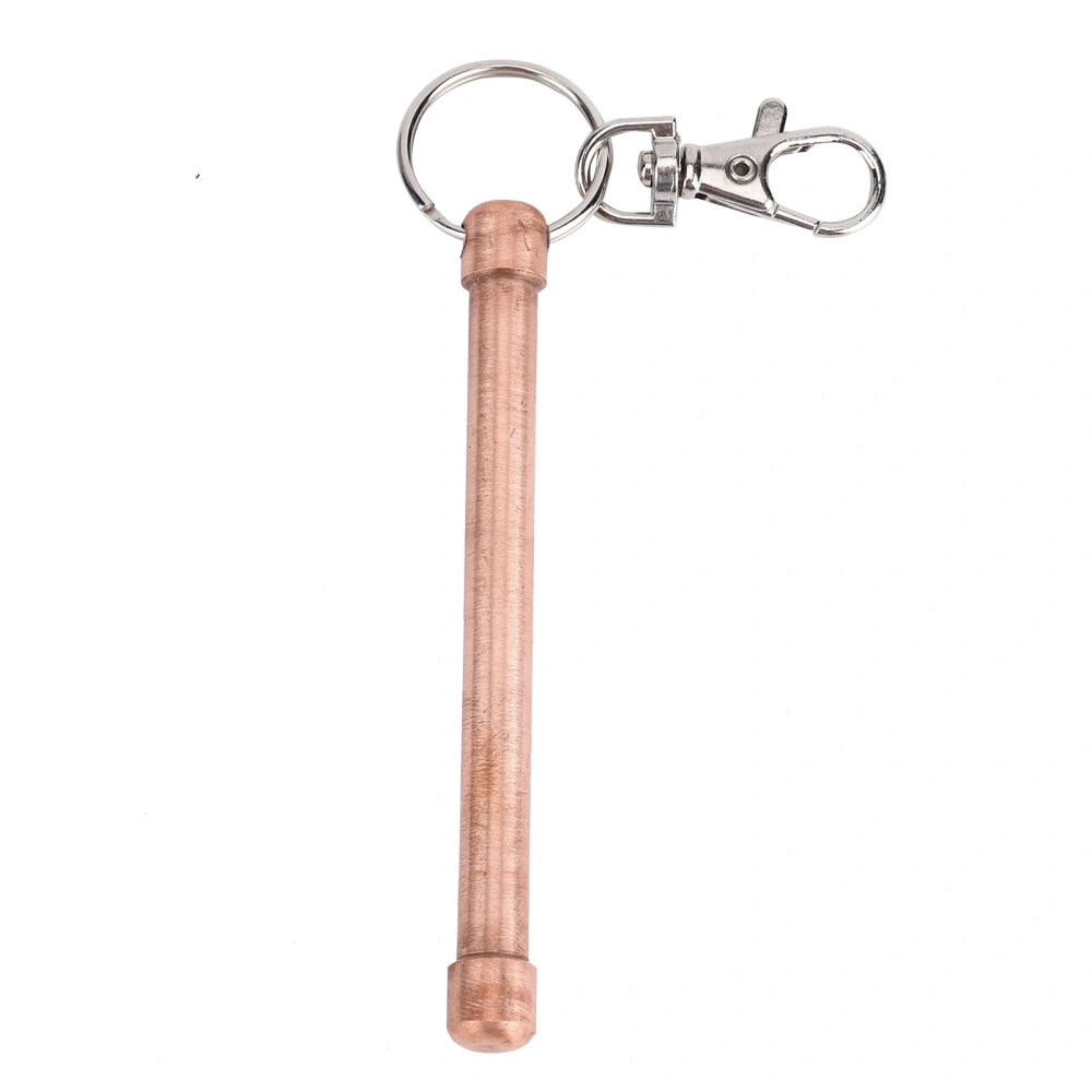 Non Contact Copper Elevator Button Pusher Tool Hand Cleaning Roller Protection with Key Chain