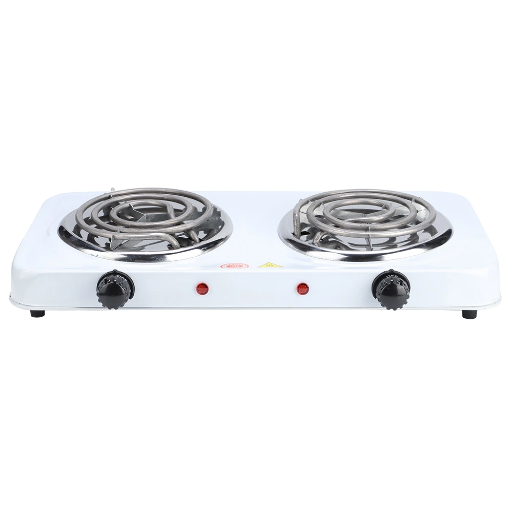 Electric Double Burners Hot Plate Countertop Buffet Stove Heating Plate Outdoor Stove 220V EU