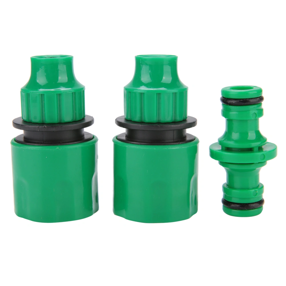 3Pcs 3/8 Hose Quick Connector Adapter for Home Garden Hose Repairing Tool