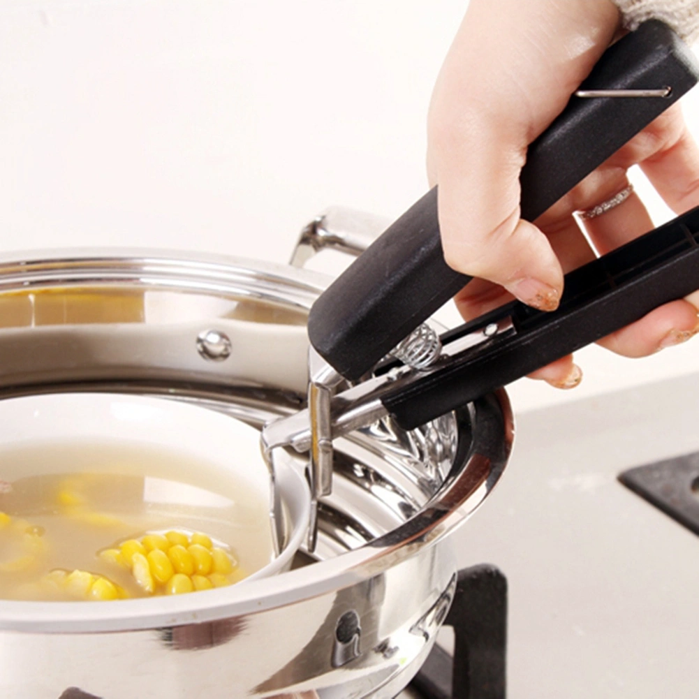 Multifunction Stainless Steel Bowl Dish Clip Clamp Anti Hot Pot Arm Holder Kitchen BBQ Tongs Tool