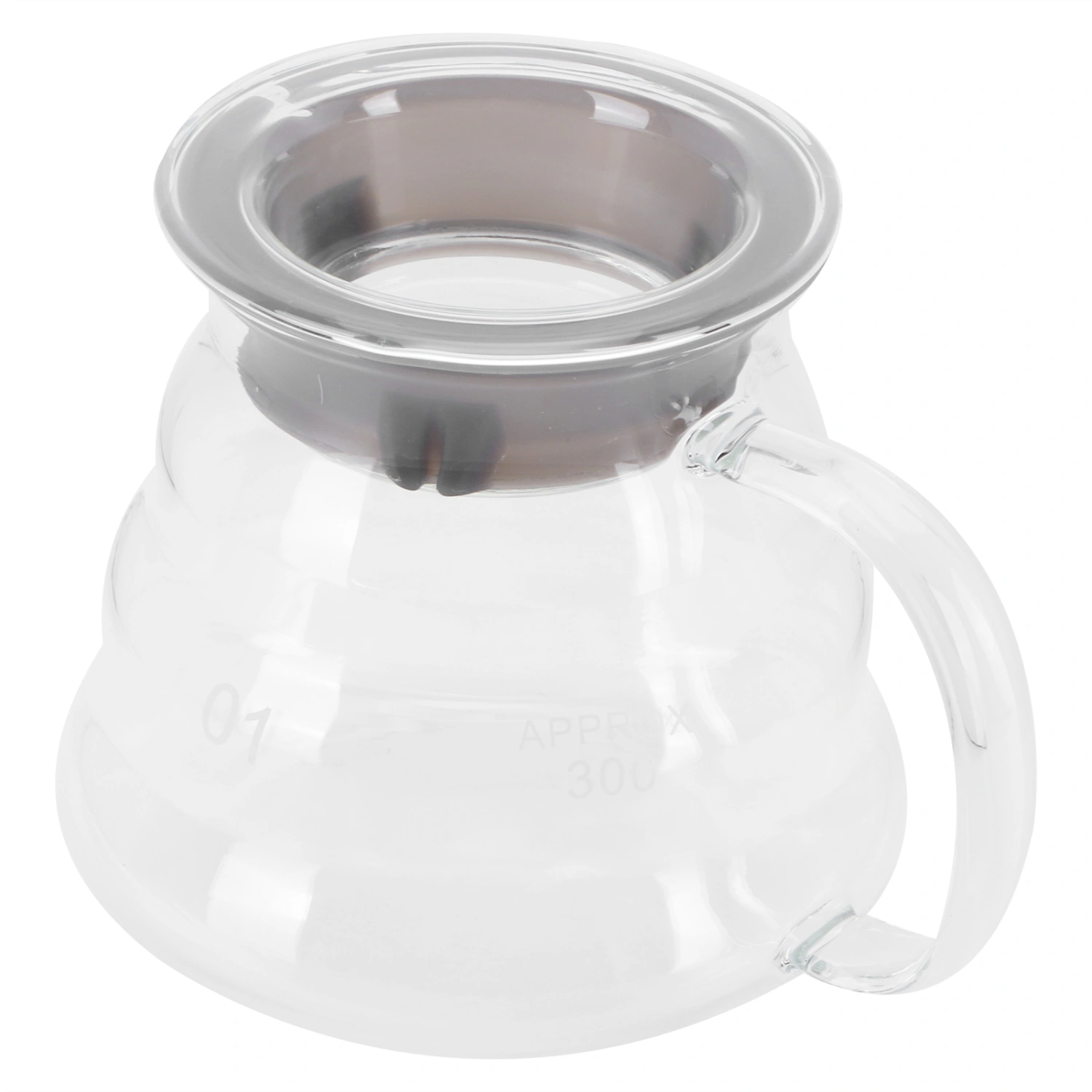 Glass Coffee Server Professional Glass Coffee Carafe Coffee Pot for Bar Kitchen Counter300ml