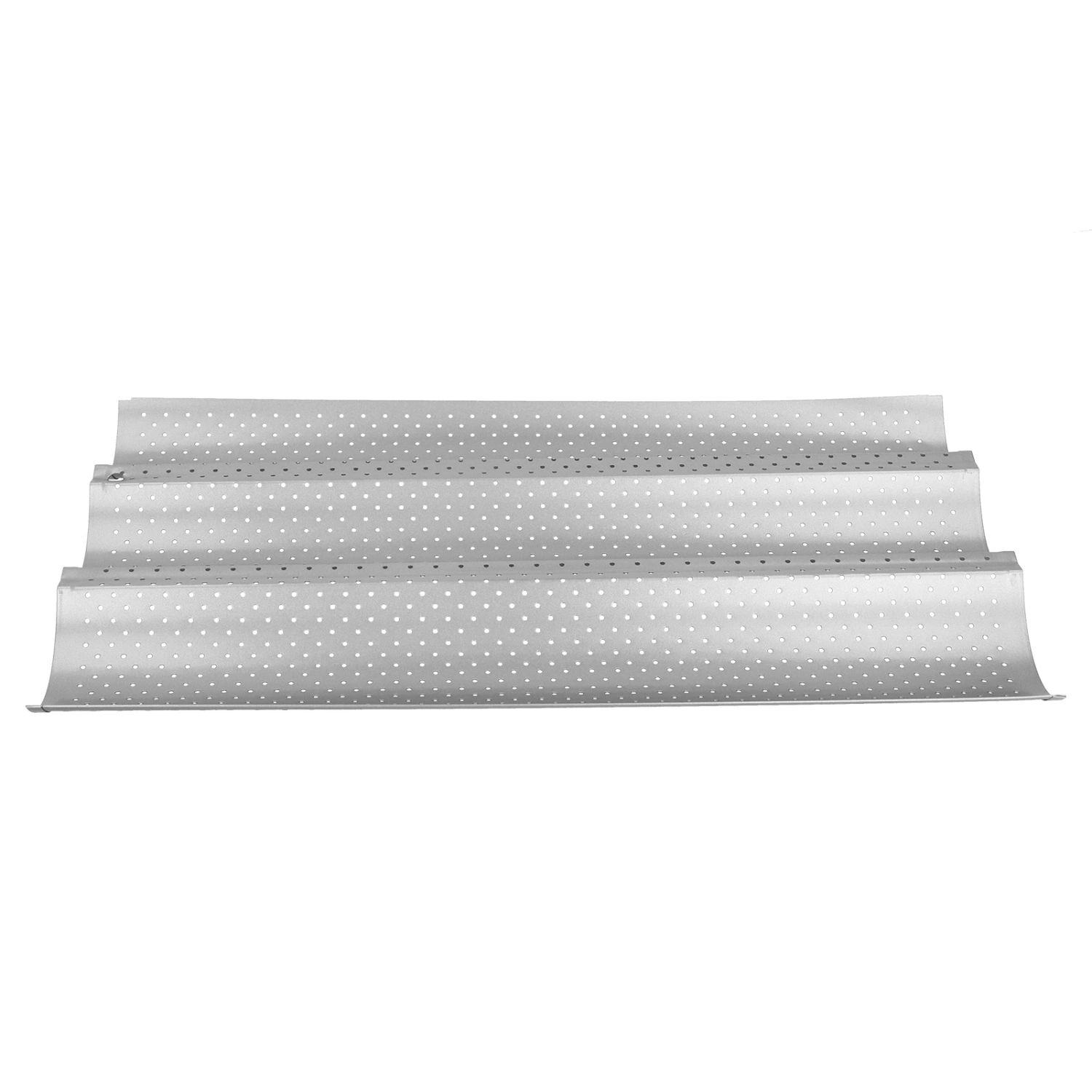 NonStick MultiGrooves Waves French Bread Pan Baguette Baking Cooking Tray Mold Kitchen Tool(3 Grooves )