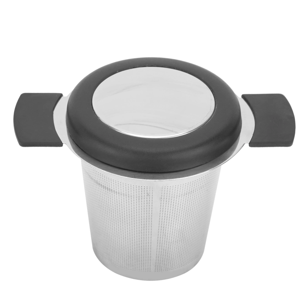 Stainless Steel Tea Filter Cup Infuser Strainer Tea Accessories with Silicone Lid