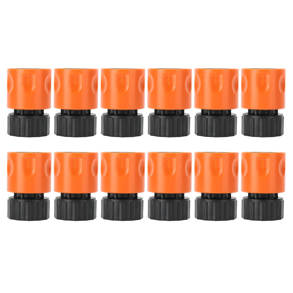 12Pcs Hose Quick Coupling Connector Fitting G3/4 Female Thread Garden Irrigation Accessory