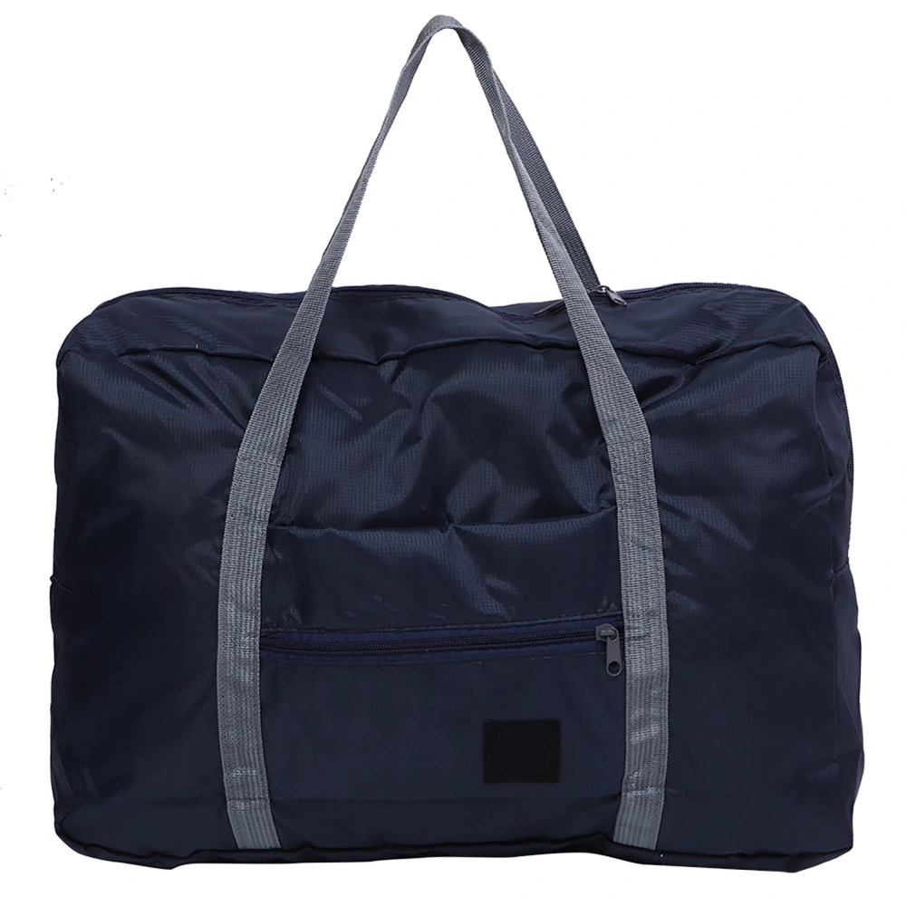 Large Capacity Waterproof Foldable Duffle Bag Travel Luggage Storage Bags OrganizerNavy Blue