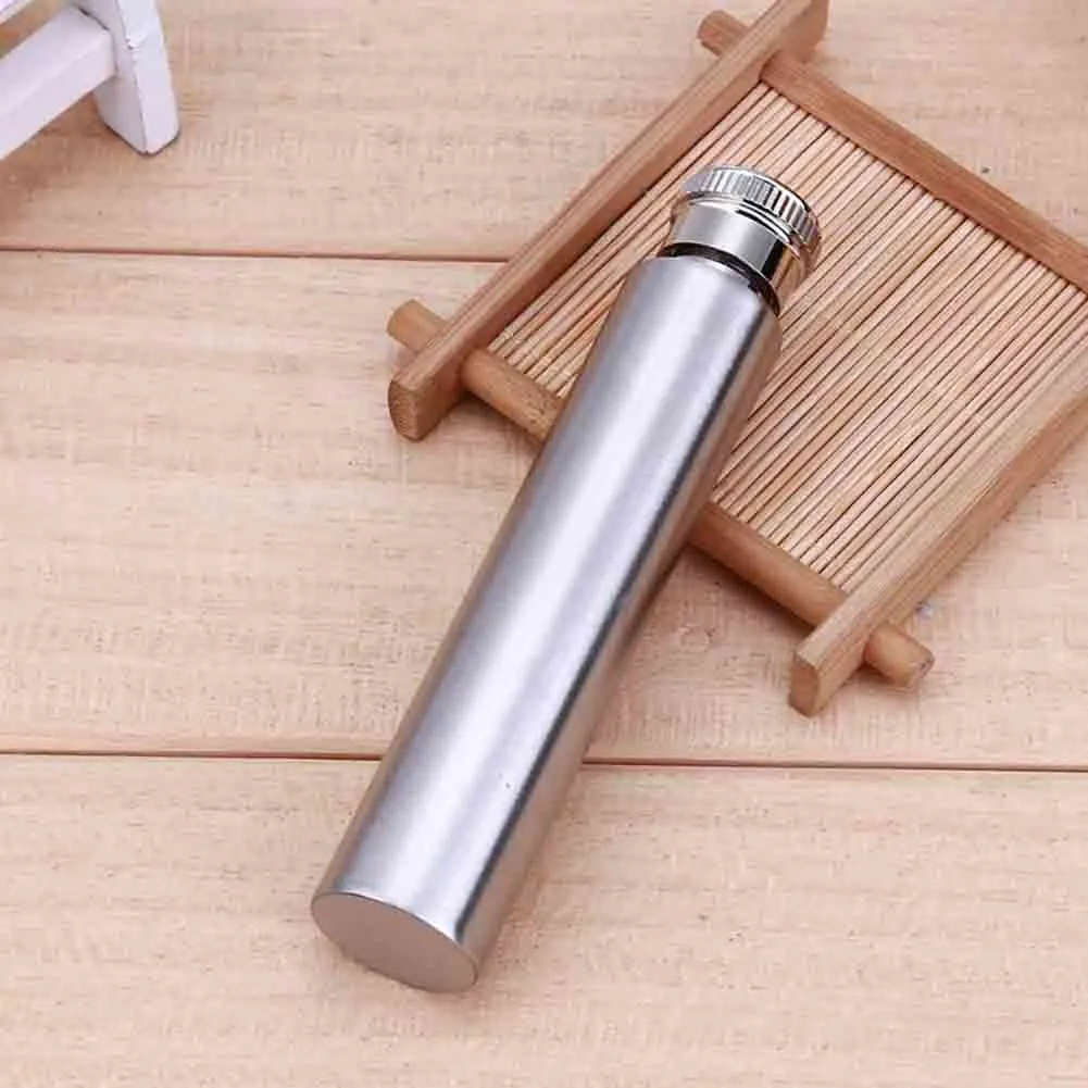 Stainless Steel 1oz Portable Whiskey Liquor Alcohol Bottle Pocket Wine Bottle