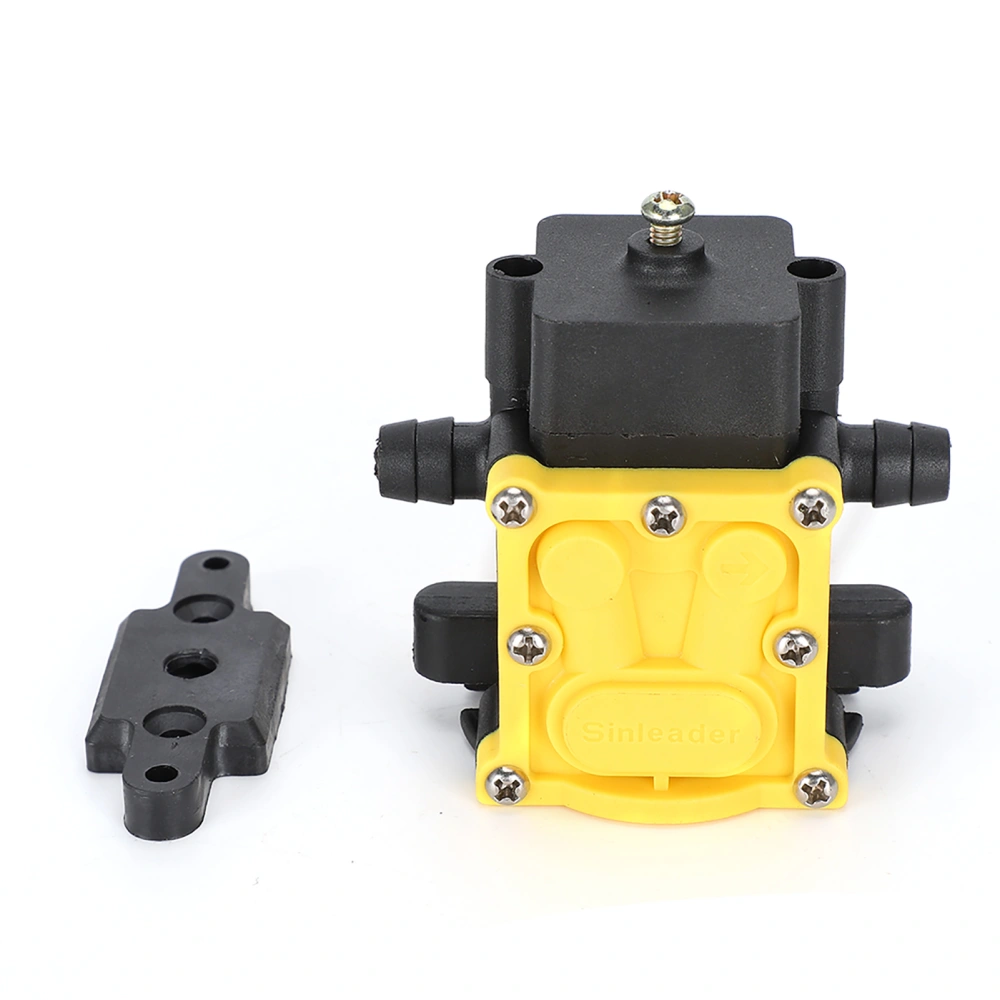 12V Diaphragm Pressure Pump Agriculture Garden Electric Sprayer Water Pump AccessoriesType D Backflow Durable Double Barbed without Stopping