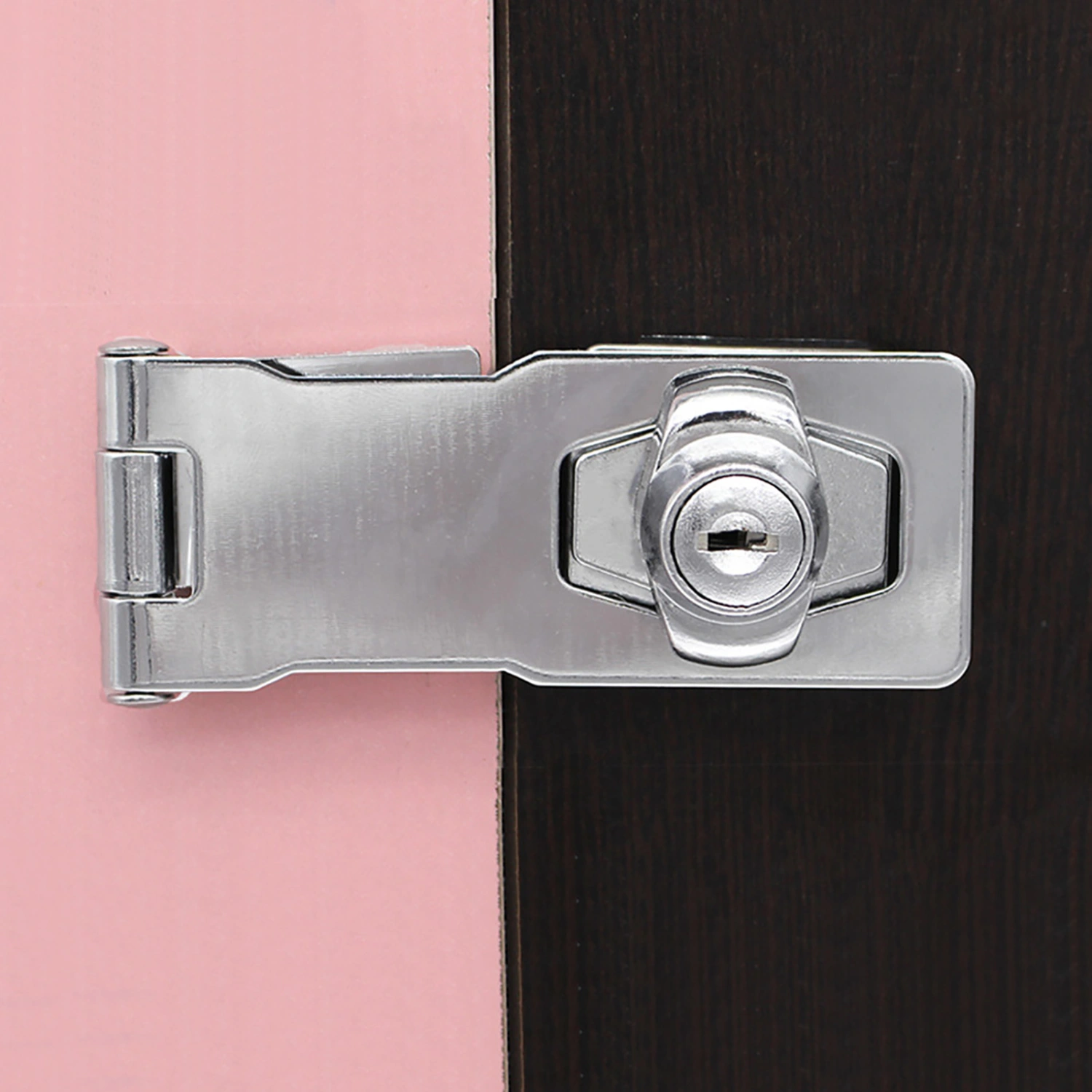 Household Zinc Alloy Anti-Theft Security Cabinet Drawer Door Lock Hasp Hardware Fittings