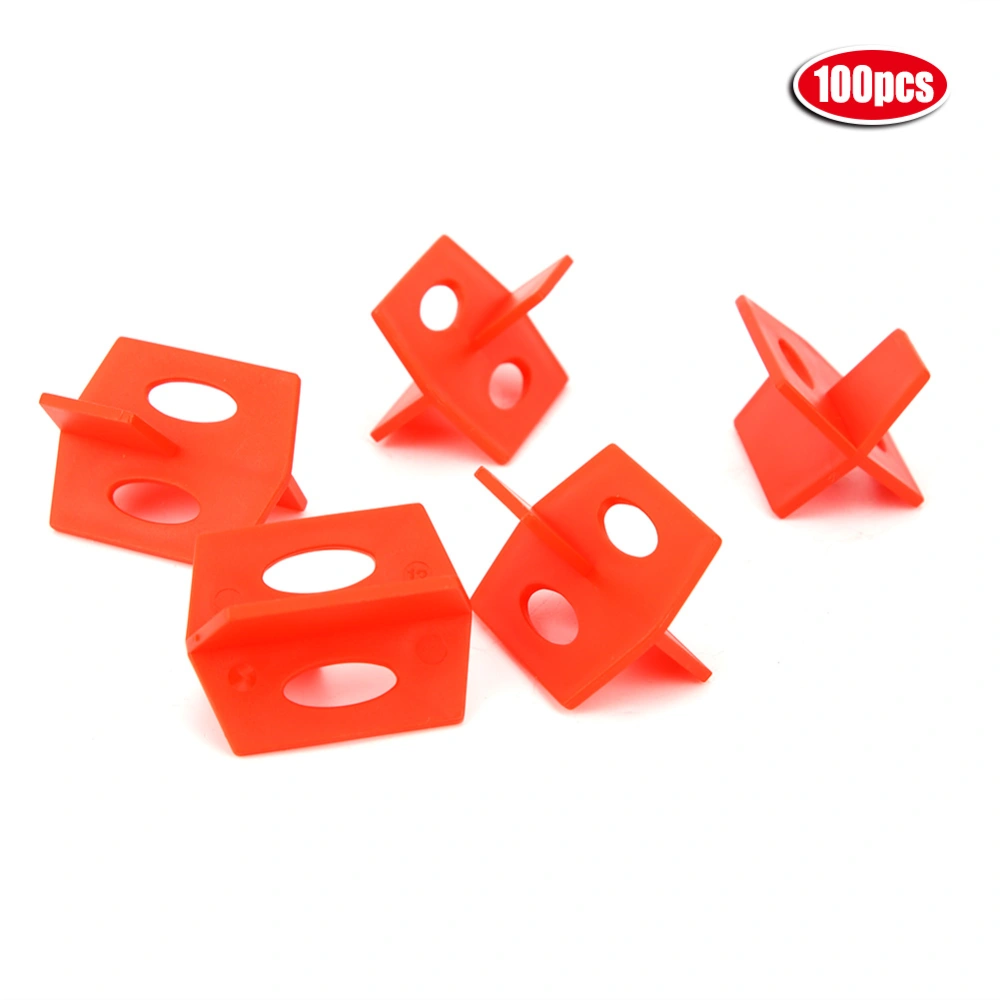 100pcs/set Crossed Shaped Tile Leveling System Base Cap Spacer Flooring Leveler