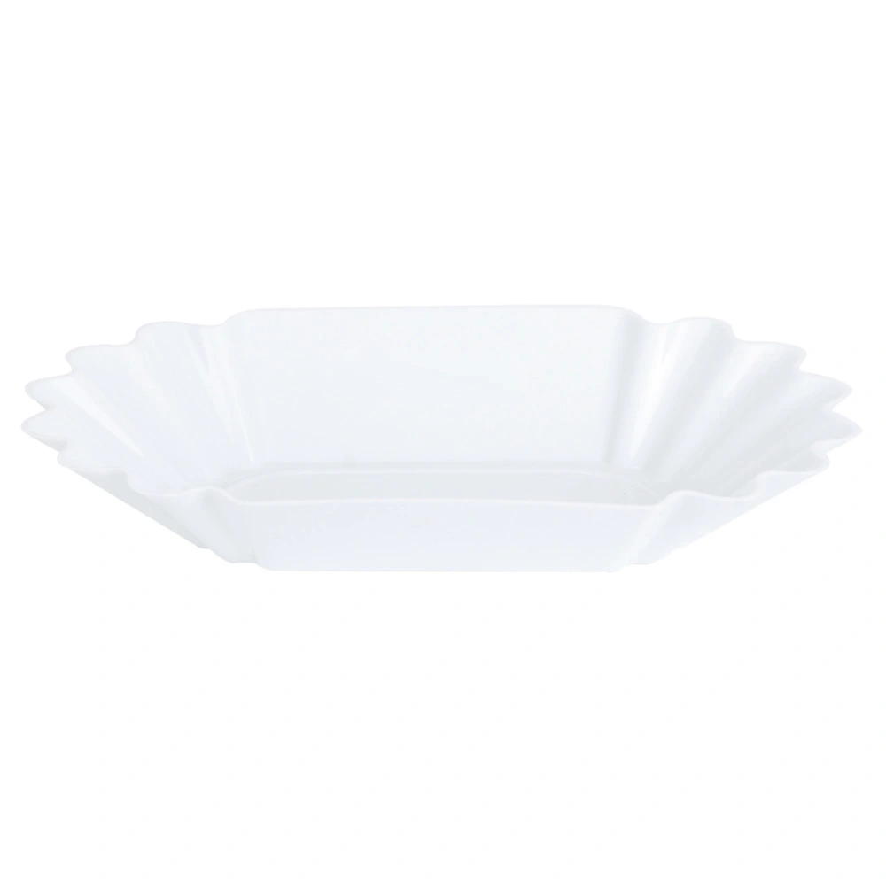 Food Grade PP Plastic Coffee Bean Display Dish Sample Tray Storage Container Kitchen AccessoryWhite