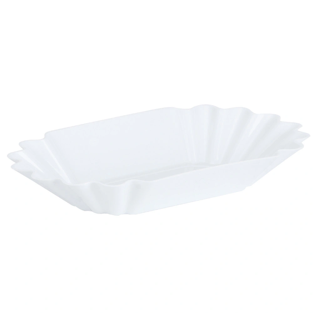 Food Grade PP Plastic Coffee Bean Display Dish Sample Tray Storage Container Kitchen AccessoryWhite