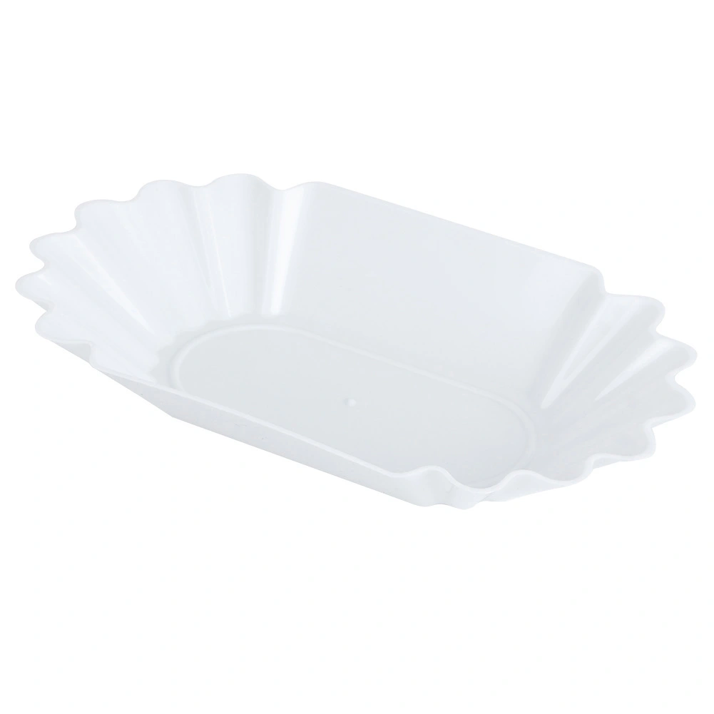 Food Grade PP Plastic Coffee Bean Display Dish Sample Tray Storage Container Kitchen AccessoryWhite