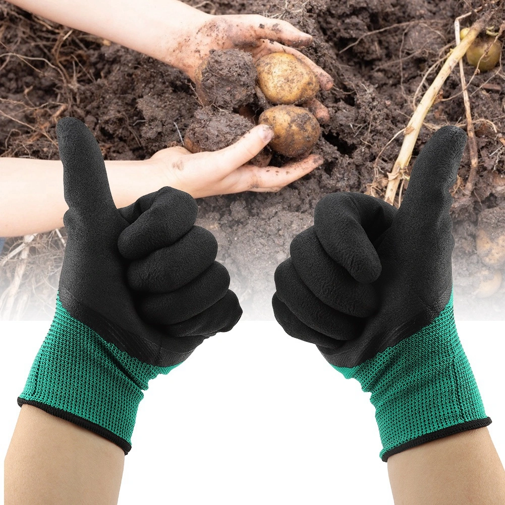 1Pair Non slip Wear resistant Labor Work Garden Gloves Handling Gloves