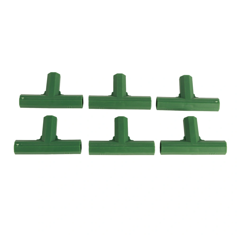 Gardening Frame Connector Plastic Greenhouse Frame Furniture Connectors Plant Stakes Fencing Pipe Joint for Flower Stands