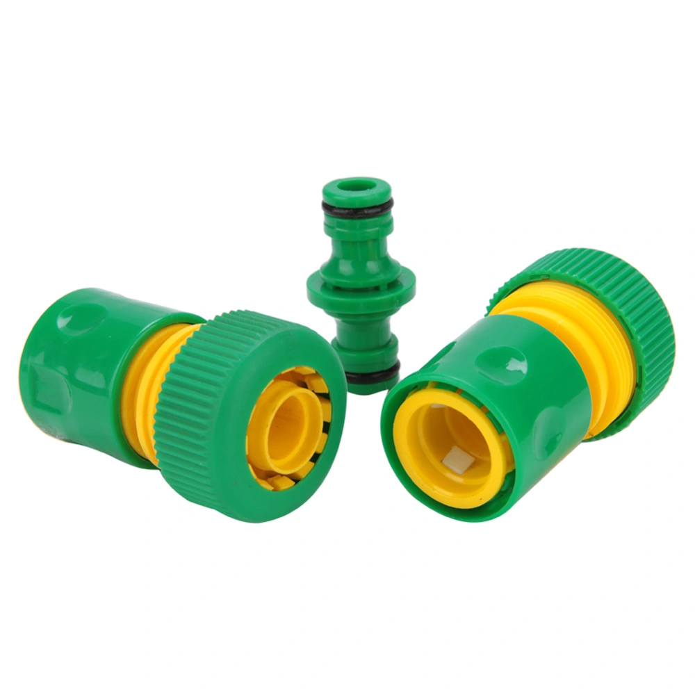 3Pcs 3/4 Hose Quick Connector Adapter for Home Garden Hose Repairing Tool