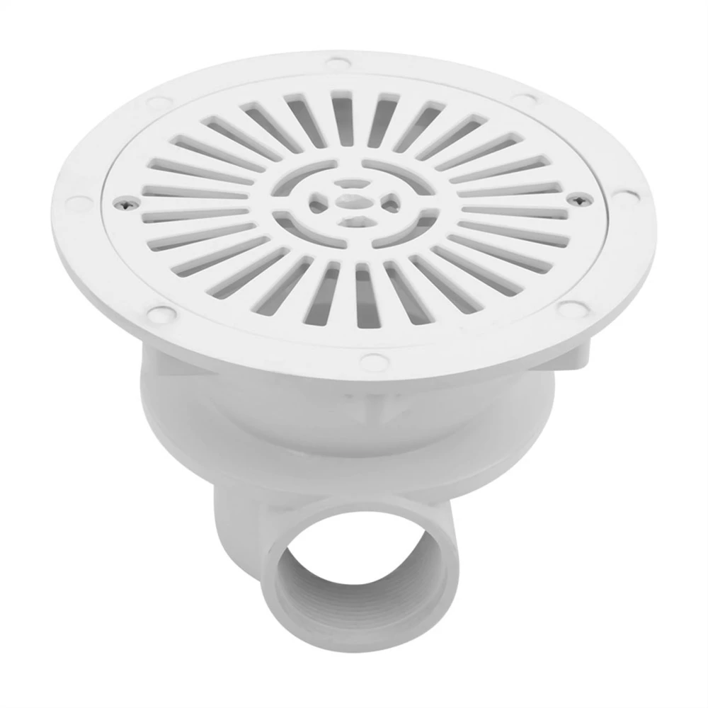 White Swimming Pool Main Drain Floor Drain G2 Water Inlet Draining Accessory