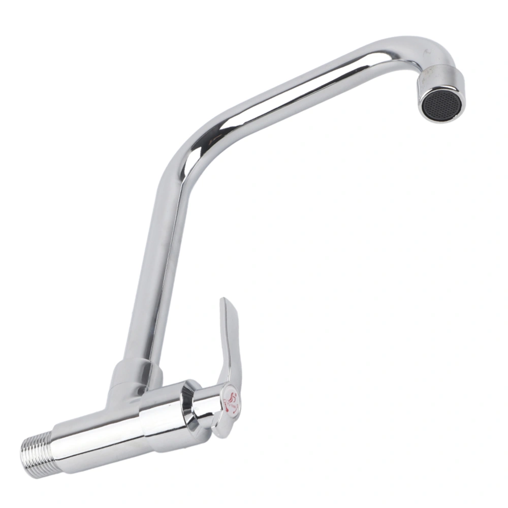 Household G1/2in Kitchen Water Faucet Single Cold Wall Mounted Faucet (Without Hose)