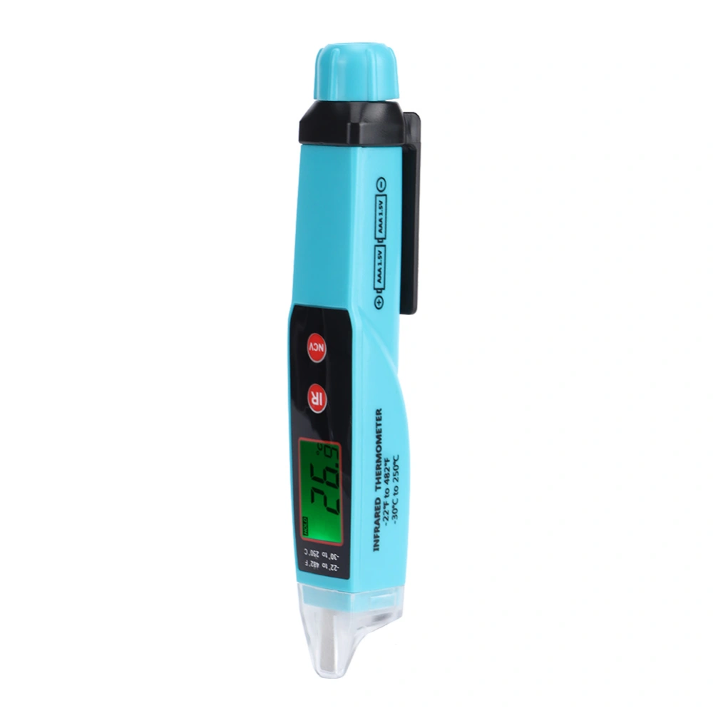 Inductive Type Non‑Contact Voltage Tester Pen AC Voltage Temperature Detector for Electrician