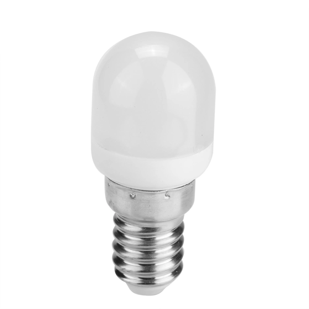 Mini LED Bulb Refrigerator Microwave Oven Sewing Machine Lamp Light E14 T22 2W 220V (White)