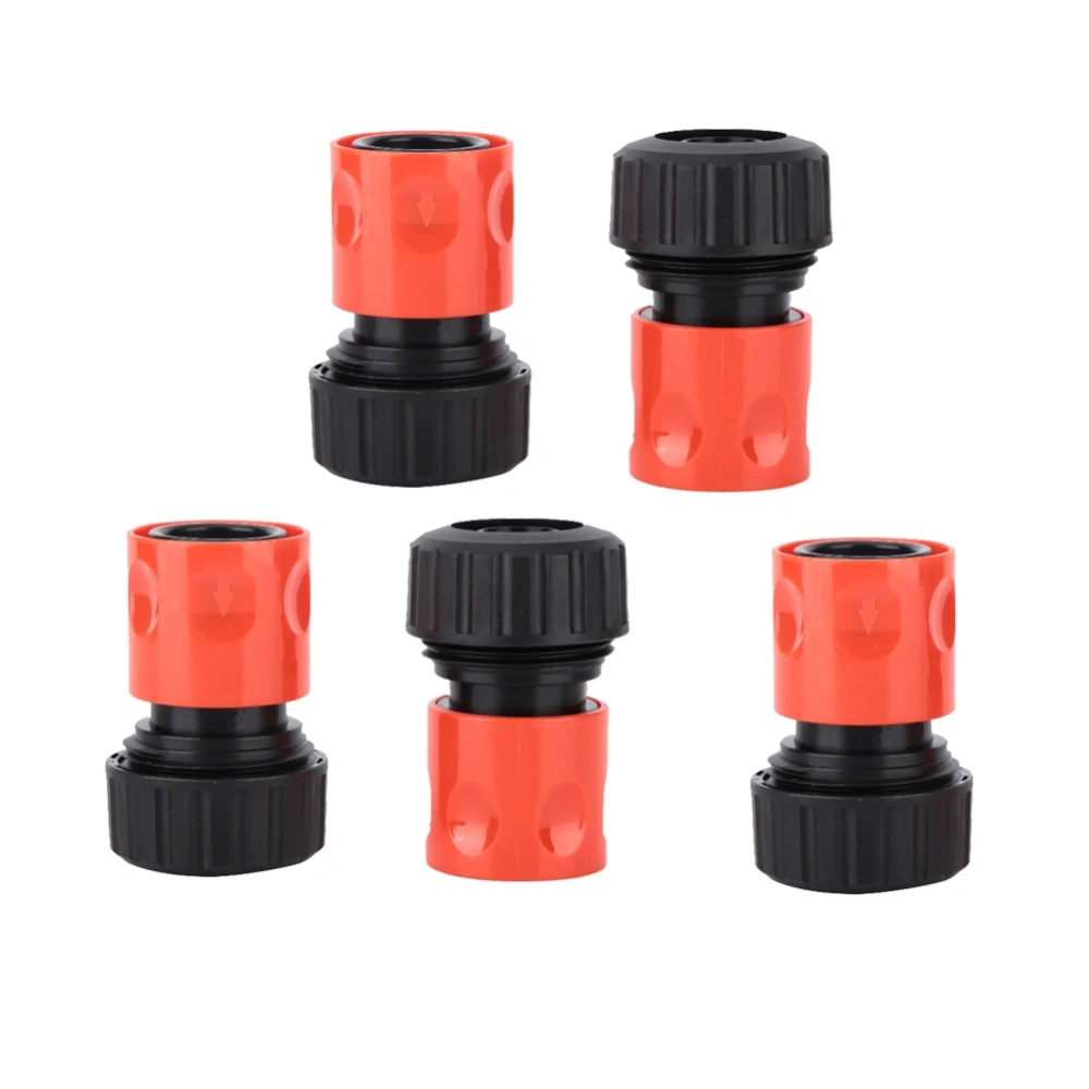 5Pcs 3/4" Quick Connection Hose Connector Water Pipe Adapter for Home Garden Use