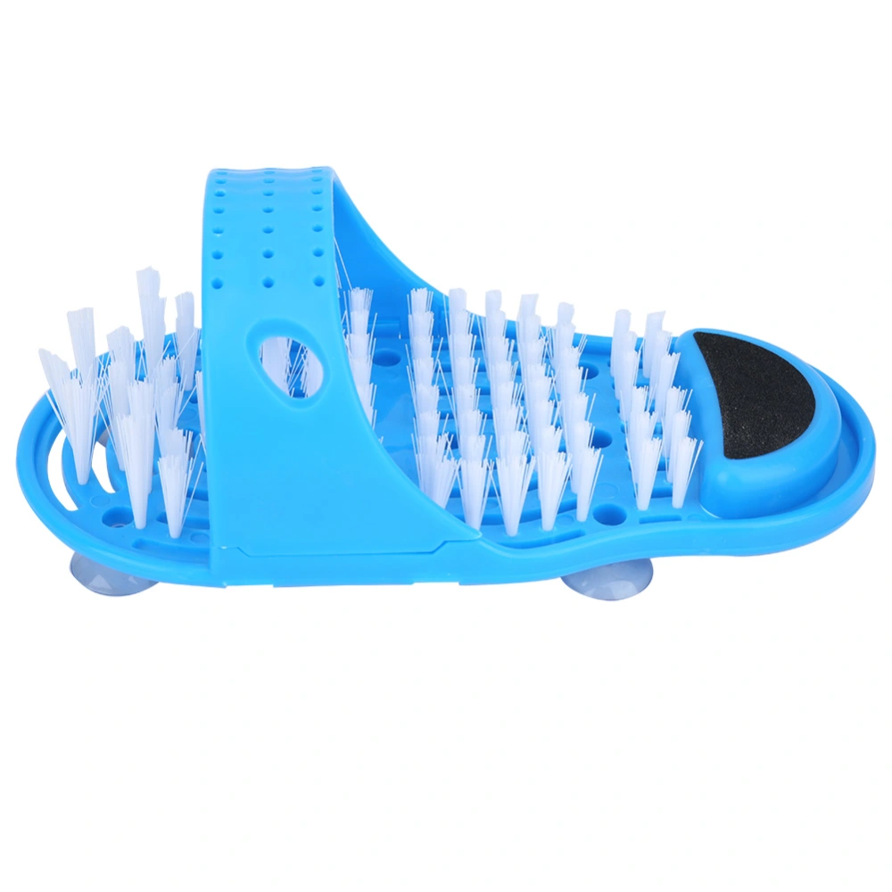 Household Bathroom Plastic Foot Massage Slipper Bath Shoe Cleaning Foot Brush