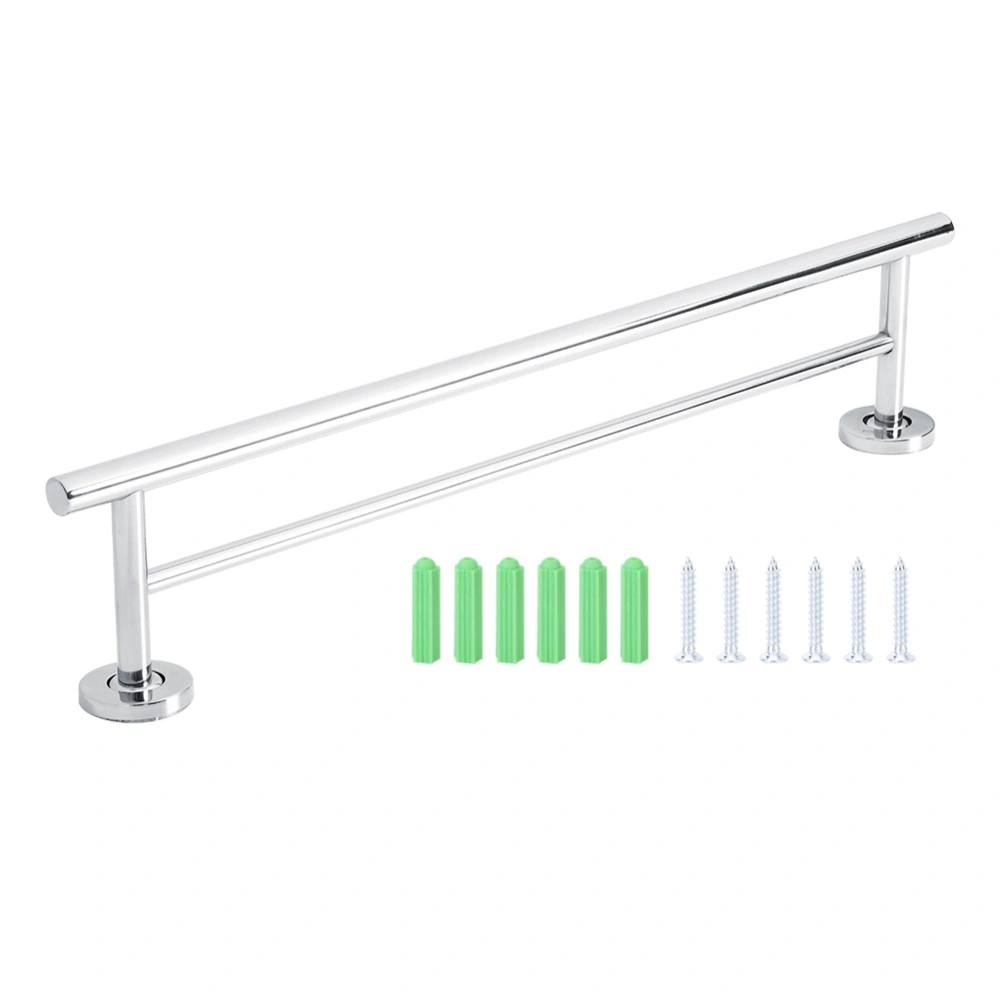 Wall Mounted Double Towel Bar Stainless Steel Towel Rack Holder Bathroom