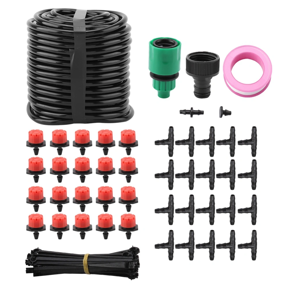 20m Micro Drip Irrigation System Automatic Watering System Kit for Planting Garden (US Plug)