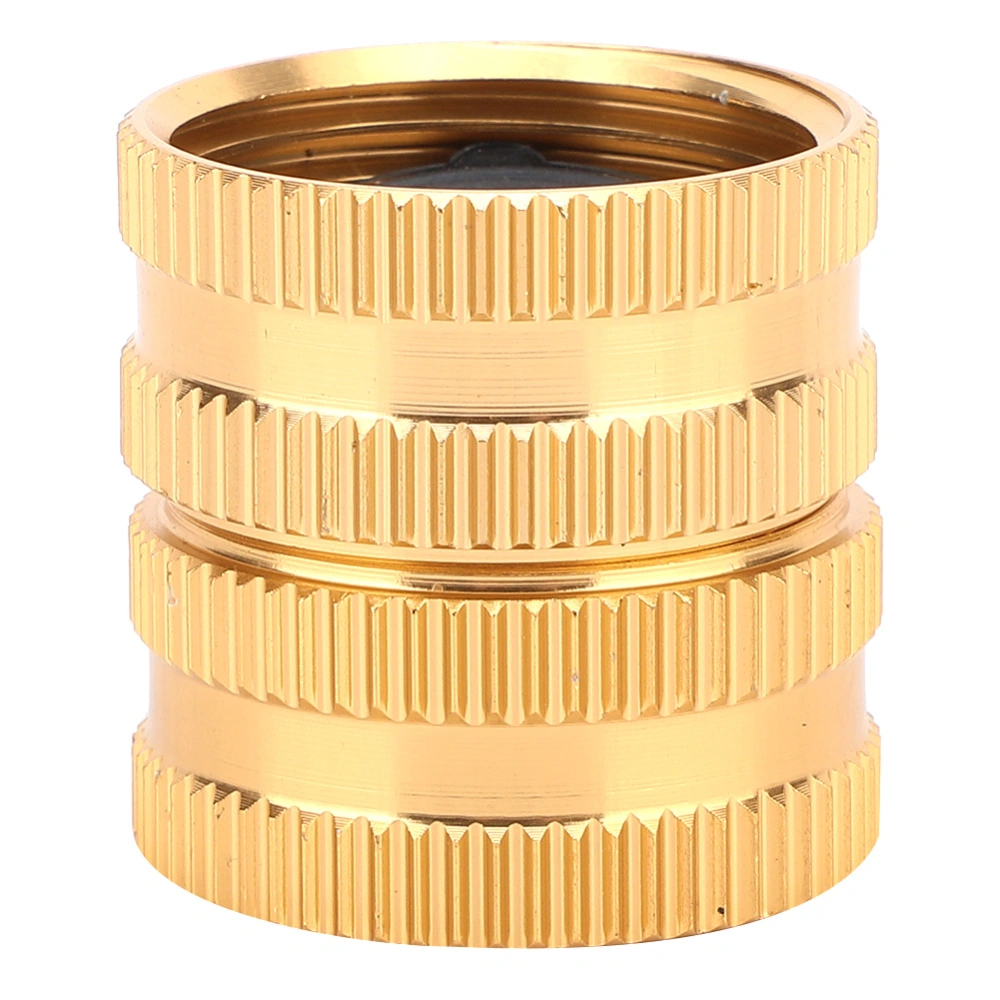 3/4" Brass Hose Tap Connector Threaded Garden Water Pipe Adaptor with Gasket