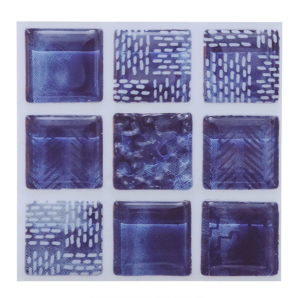 18pcs Mosaic Tile Transfer Stickers Bathroom Kitchen DIY Home(10cm*10cm)(MTS003)