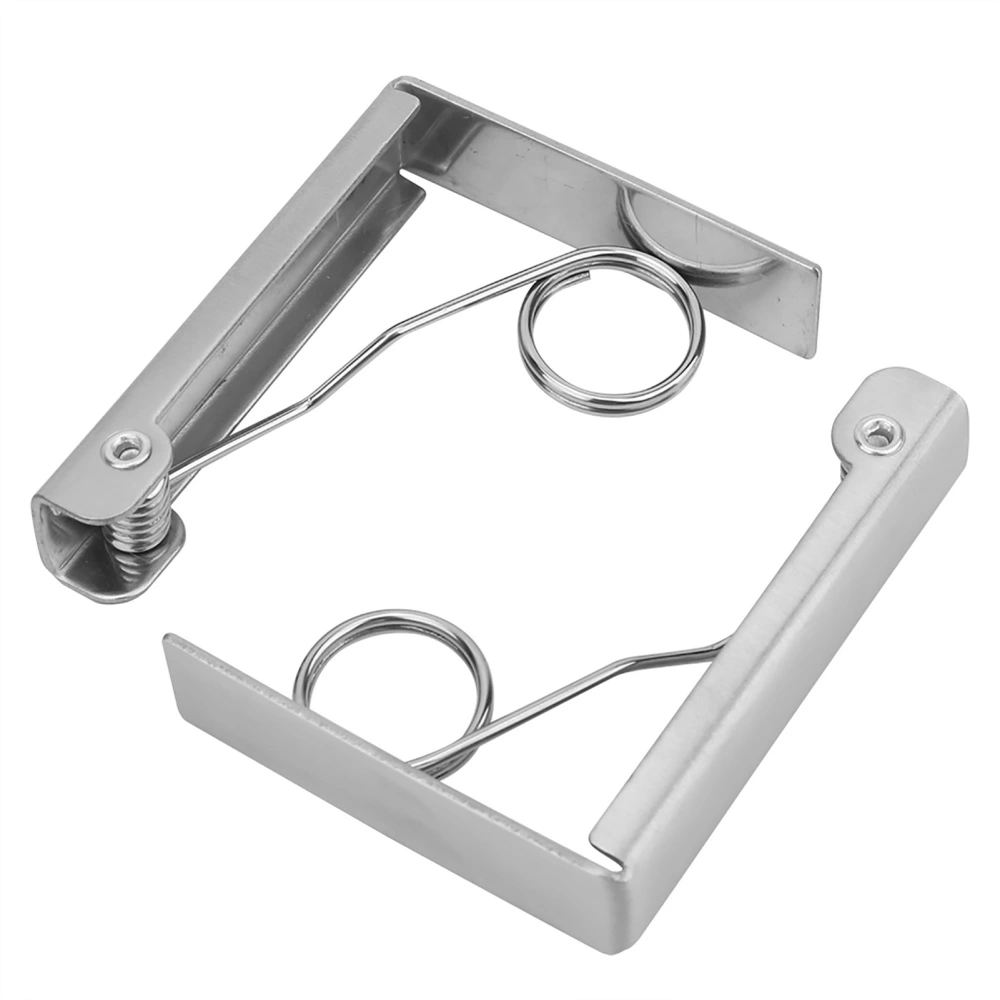 2pcs Large Spring Loaded Table Cloth Cover Clips Stainless Steel Tablecloth Holder Clamps