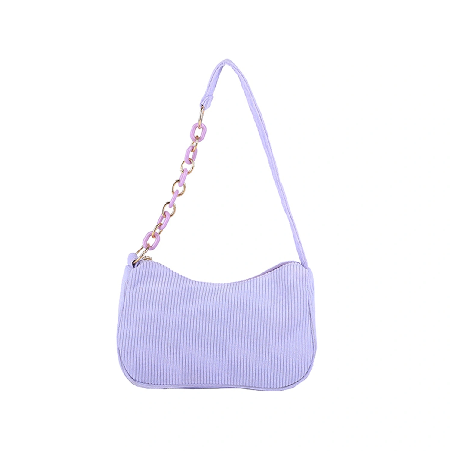 Women Shoulder Bag, Chain Purse Large Capacity Zipper Closure Bag