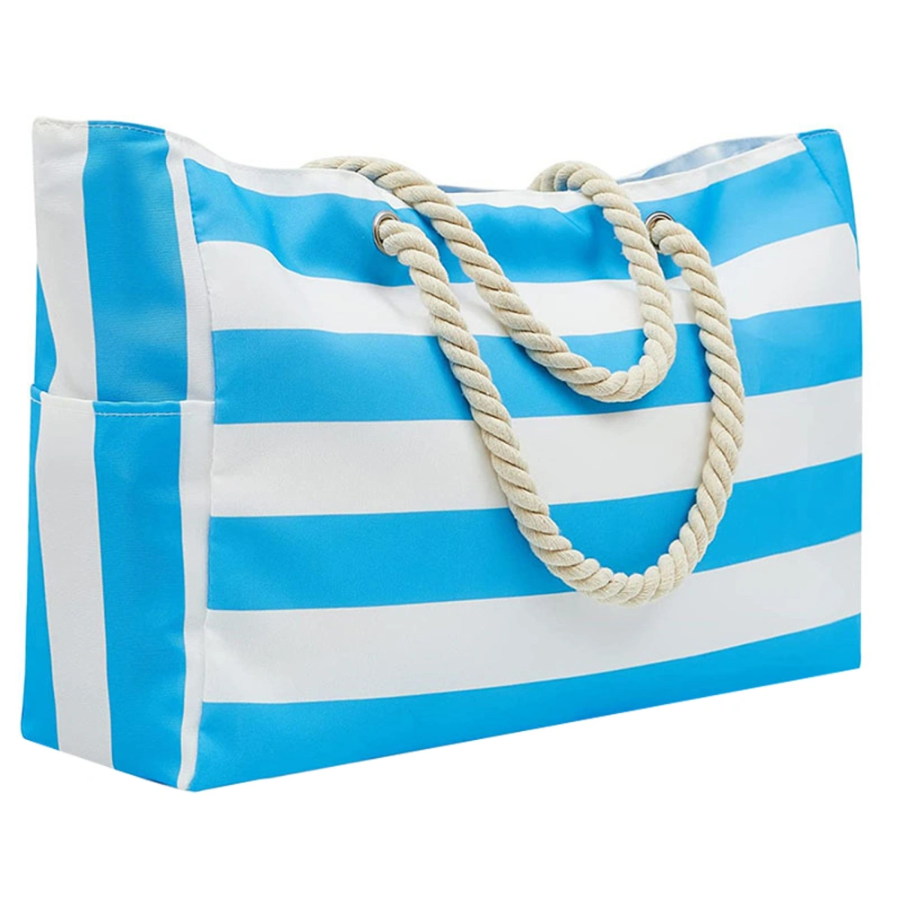 Extra Large Waterproof Beach Bag with Side Pockets for Beach Holiday