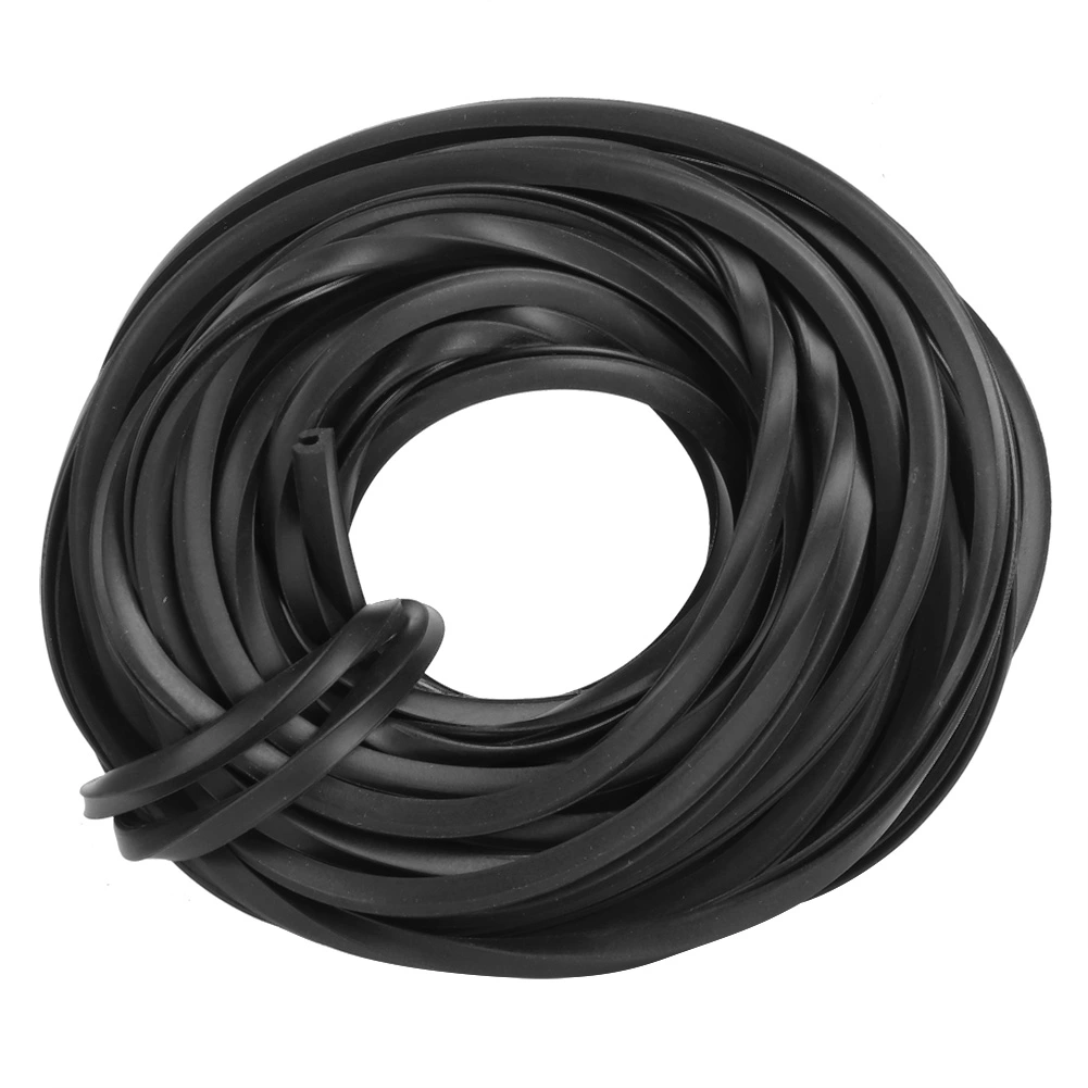 Black Greenhouse Rubber Strip Line Cable Greenhouse Accessories Supplies for Glass Sealing10m