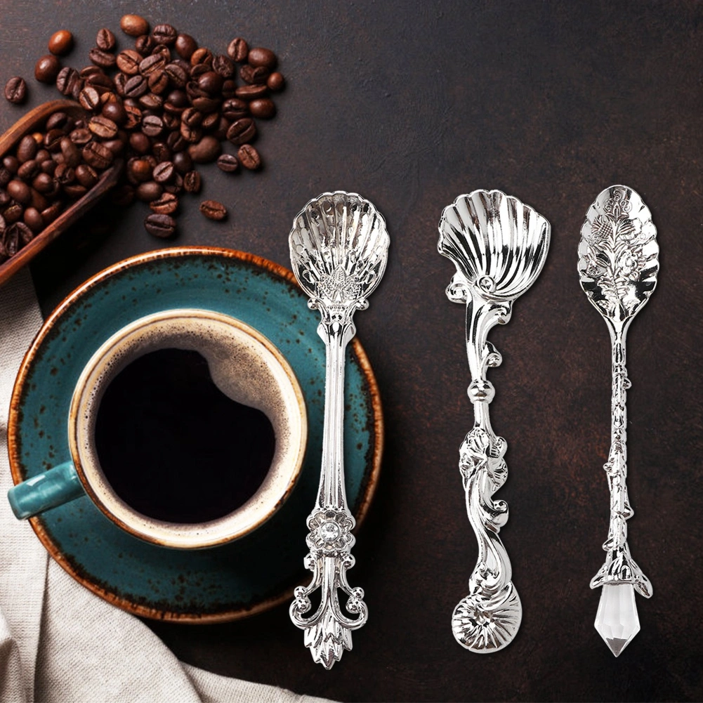 Vintage Style Cutlery Coffee Spoon Dessert Spoon Teaspoon Kitchen Tableware