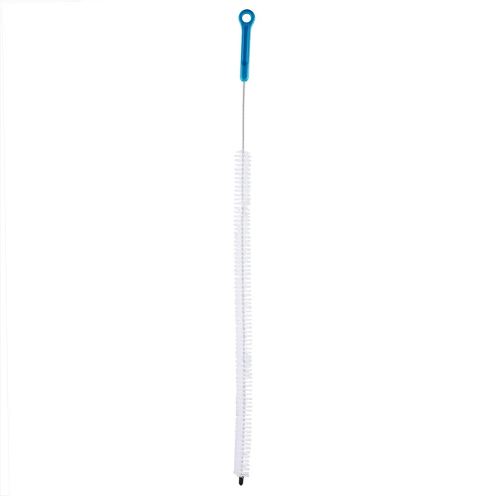 71cm Flexible Drain Cleaner Tool Sewer Overflow Cleaning Brush for Bathroom Kitchen (Blue)