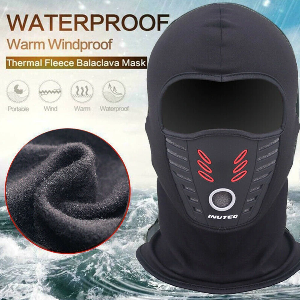 Windproof Thermal Balaclava Winter Cycling Warm Hat Ski Sports Face Mask