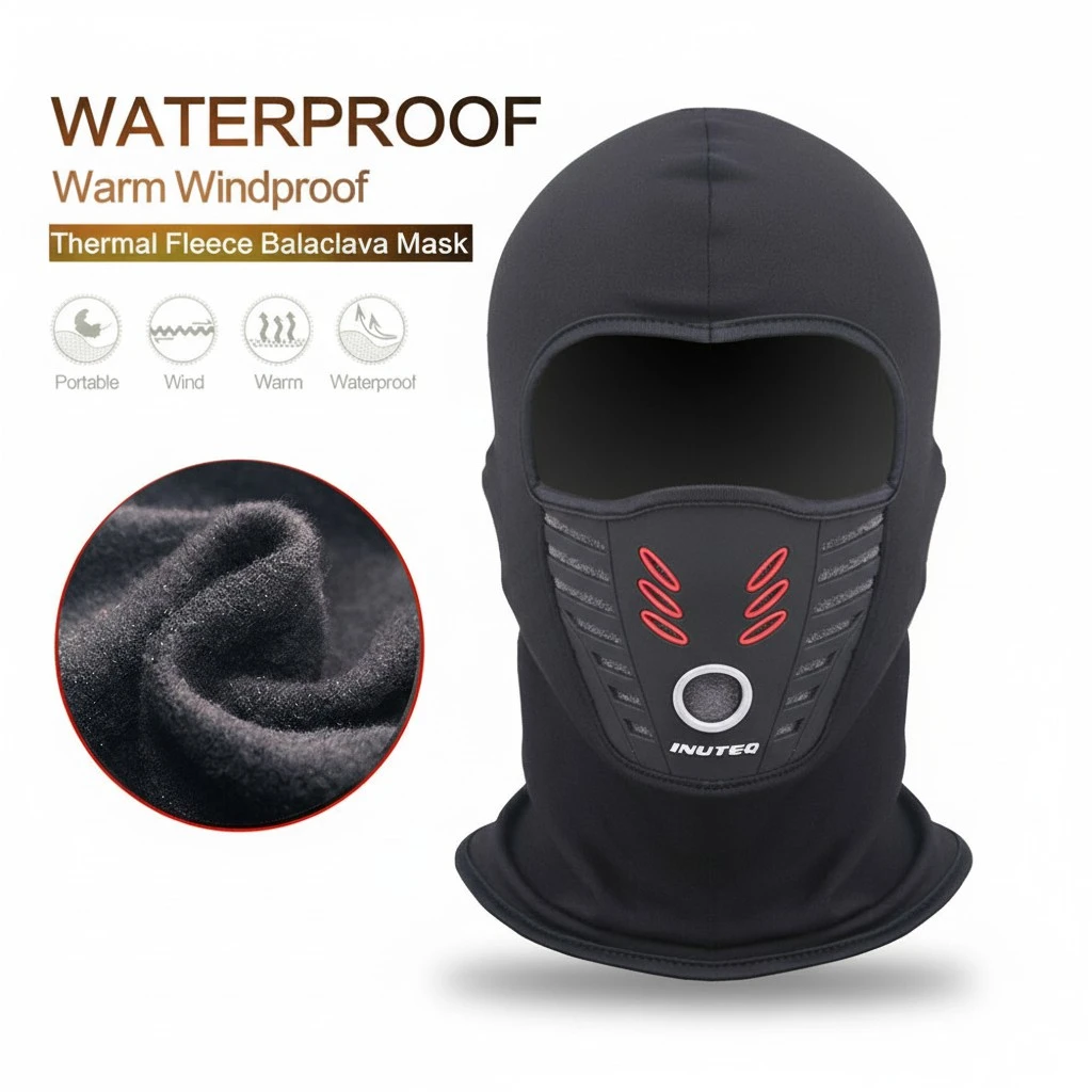 Windproof Thermal Balaclava Winter Cycling Warm Hat Ski Sports Face Mask
