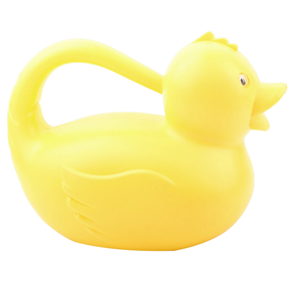 1200ml Outdoor Kids Plastic Cartoon Animal Watering Can Beach Toy Gardening Sprinkle PotYellow Duck