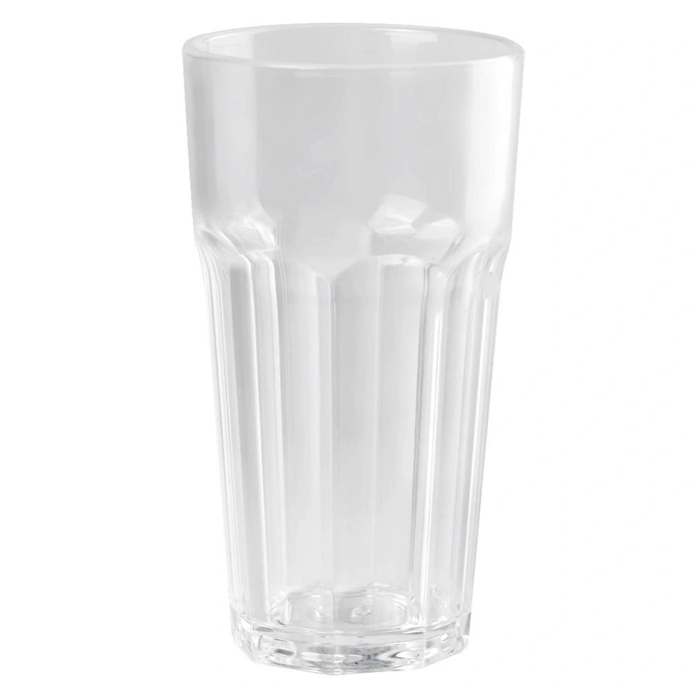 350ml Household Acrylic Octagonal Cup Beer Wine Whisky Glass Cup Hotel Bar KTV SuppliesTransparent Octagonal Cup, 350ml