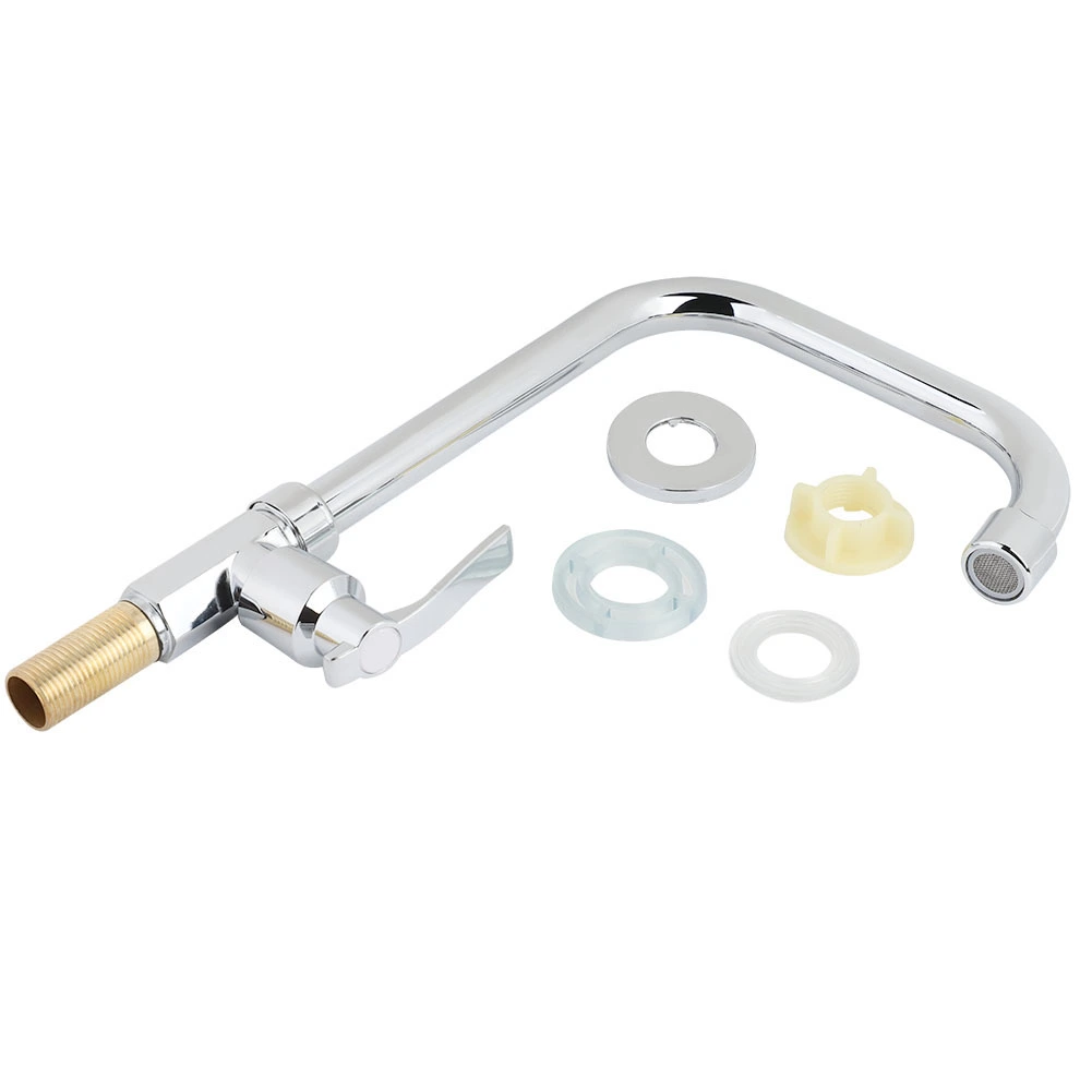 G1/2" Brushed Alloy Cold Water Kitchen Faucet Kitchen Sink Basin Taps