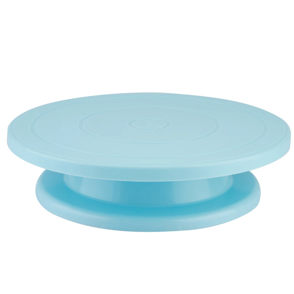 Cake Decorating Turntable Rotating Revolving Stand Pastry Baking Decoration Tool Set (Blue)