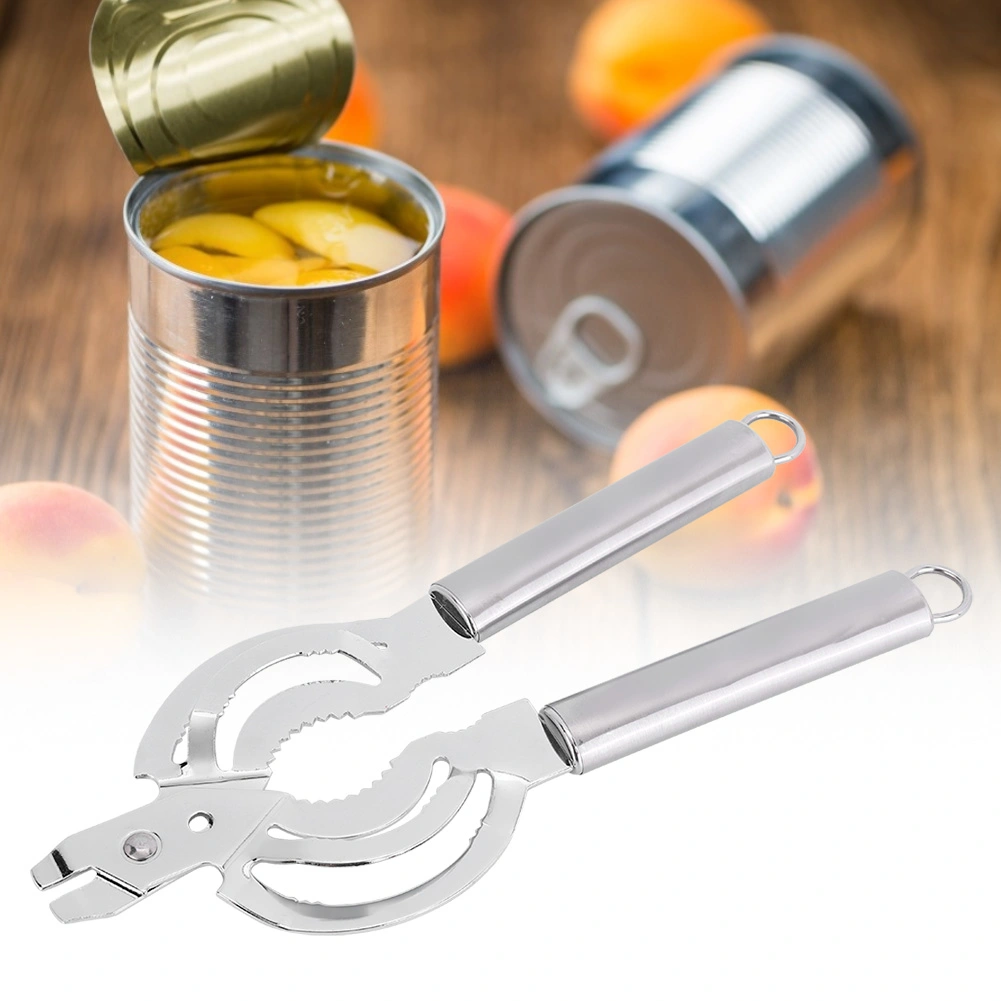 Multifunctional Stainless Steel Can Opener Bottle Jar Lid Remover Kitchen Tool