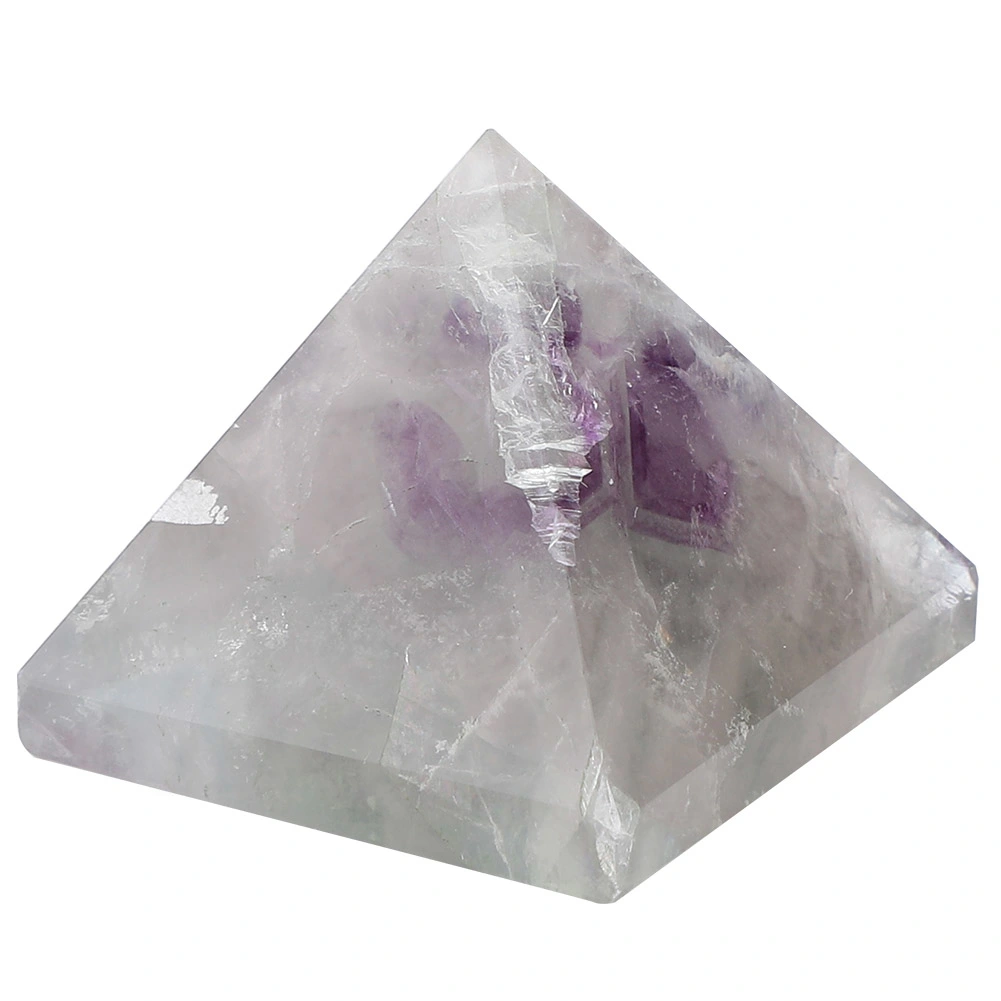 100% Natural Lapis Lazuli Stone Quartz Crystal Pyramid Healing Reiki Chakra Energy Tower Decor